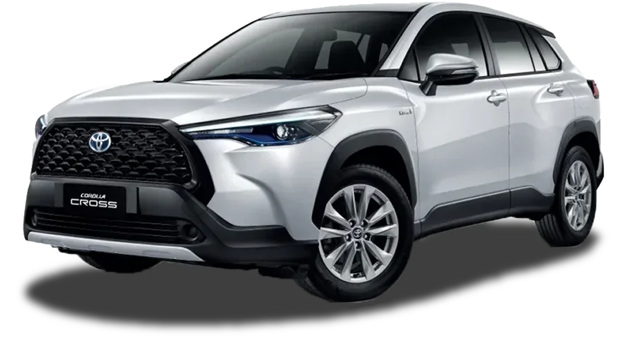 Toyota Corolla Cross 銀色休旅車展示圖｜禾格租車